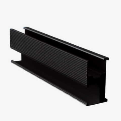 ENERACK/ POWERACK Aluminium profile rail 52mm high, 4200mm, black