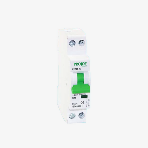 Projoy-Schutzschalter - PEM2-63 6KA - 1P C-Kurve 16A