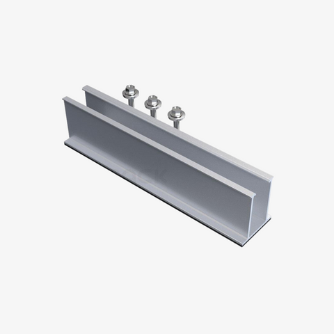 ENERACK/ POWERACK 46 mm minicarril 150 mm Tumbado sobre placa, con 3 tornillos de placa